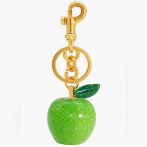 GREEN APPLE BAG CHARM KEY CHAIN